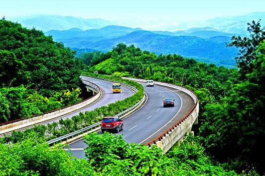 济南东高速绿化设计